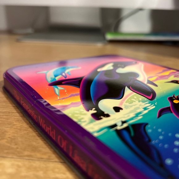 Vintage Lisa Frank RARE Max Splash storage tin - Picture 12 of 12